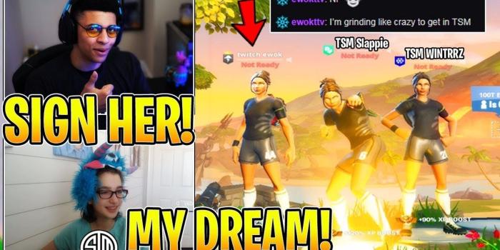 1920x1080 13 Y/O DEAF Pro Girl Joining TSM Junior - Myth Loves Her [FORTNITE BATTLE  ROYAL]