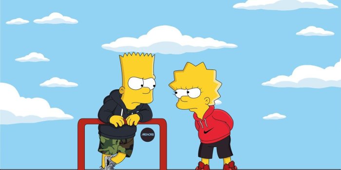 1332x850 Wallpaper The simpsons, Figure, Adidas, Simpsons, Bart, Art, Adidas