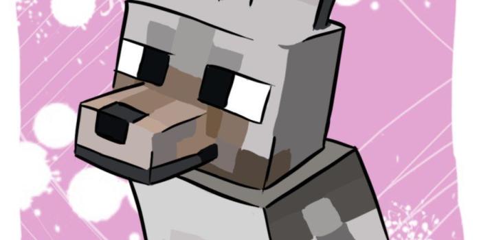 894x894 Minecraft Wolf Fan Art! | Minecraft | Minecraft wolf, Minecraft dogs