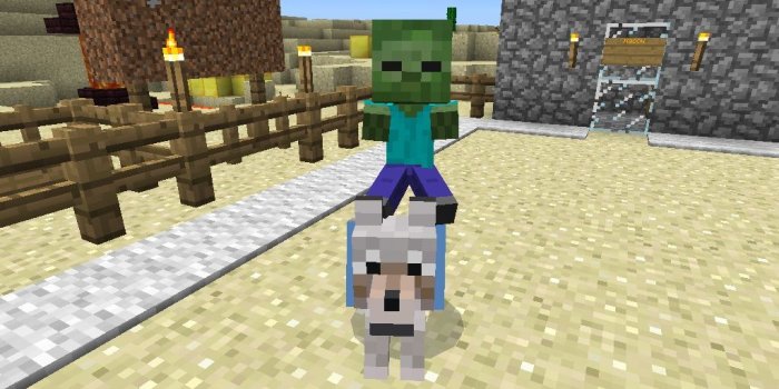 1024x768 Wolf Jockey | Minecraft Wiki | FANDOM powered by Wikia
