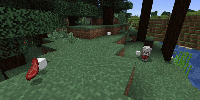 1920x1080 Thanks for the free bed, Mr. Wolf! :) : Minecraft