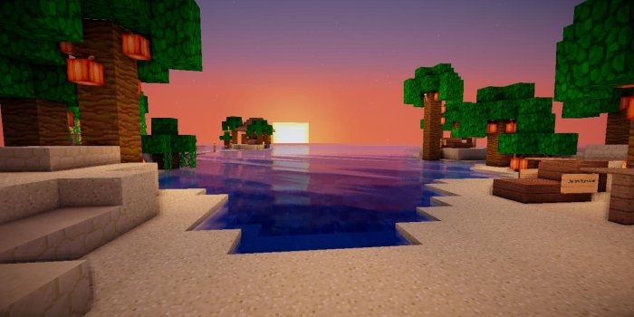 1366x706 Minecraft Wallpaper Islands | Wallpapers Art