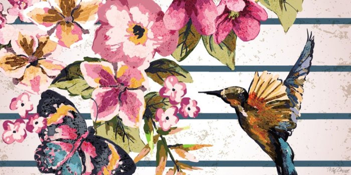 1366x768 Wallpapers Tagged With Hummingbird: Hummingbird Flowers Spring