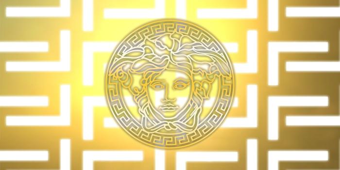1332x850 Wallpaper logo, brand, brend, cold, Versace images for desktop