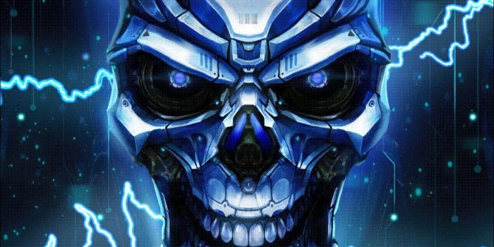 1080x1920 New Cool Skull Live Wallpaper Skull Wallpaper Cool - Skull Blue Free