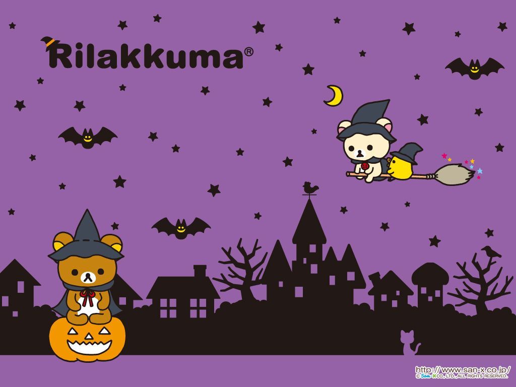 1024x768 Rilakkuma Halloween Wallpaper | Bailey's Stuff in 2019 | Rilakkuma