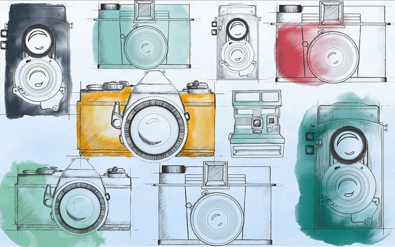 1371x858 Custom 3D Wallpaper Modern Wall Mural Photo Modern Minimalist Cute