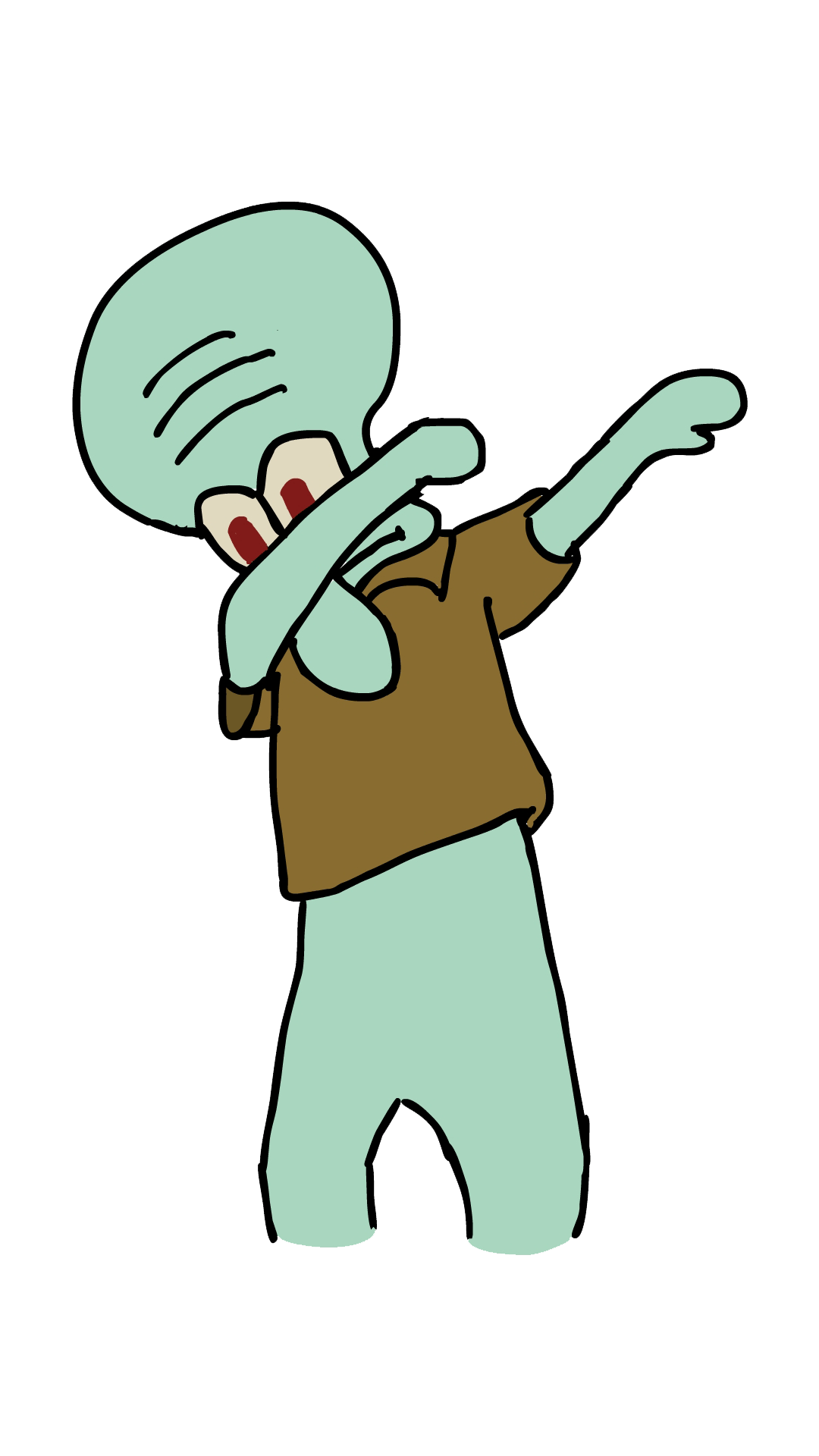 1080x1920 Squidward Dab wallpaper in 2019 | squidward dab | Colourful