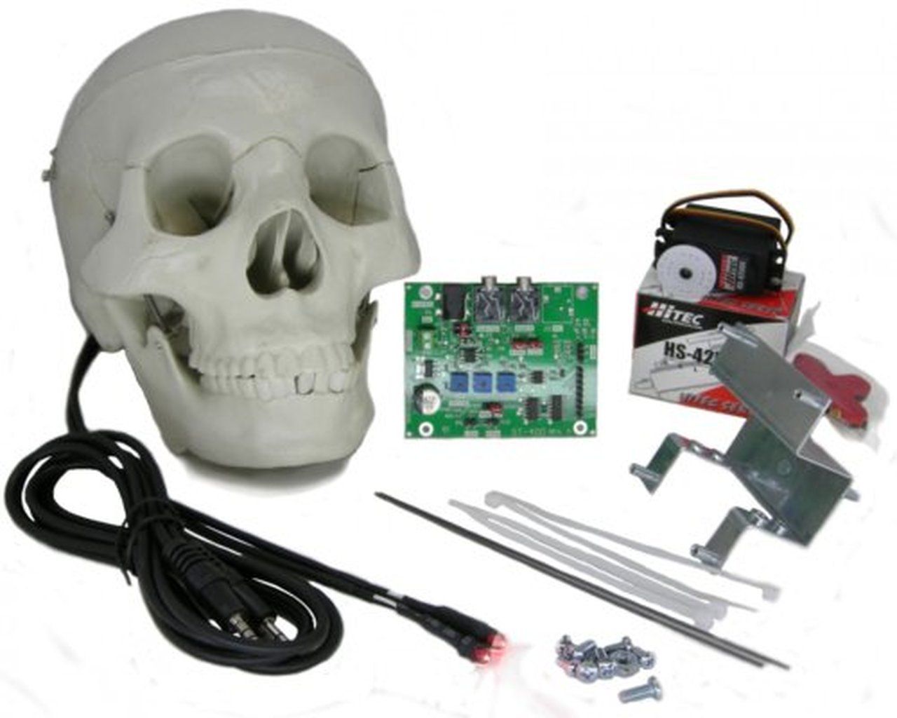 1280x1024 Scary Terry Talking Skull Kit with ST-425 board