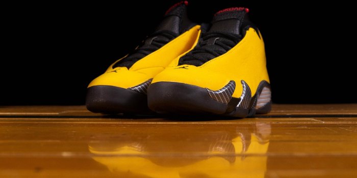 2048x1536 Kid's Air Jordan 14 Retro 'Reverse Ferrari' [BV1218-706]