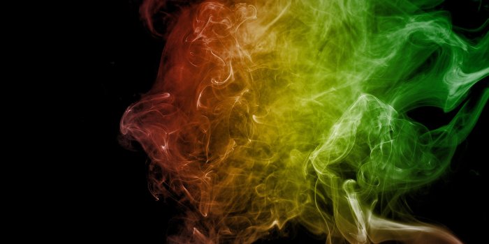 3072x2304 Trippy Rasta Smoke Background - LS