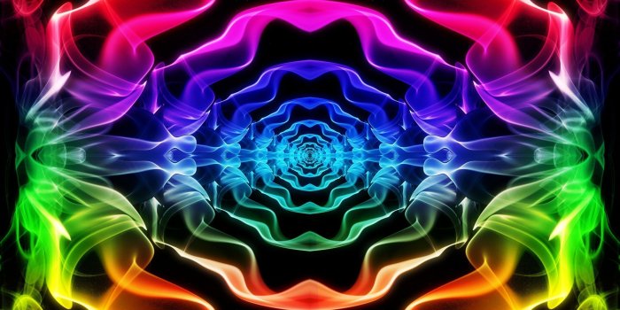 2560x1440 Fractal neon smoke wallpaper - Abstract wallpapers - #18505