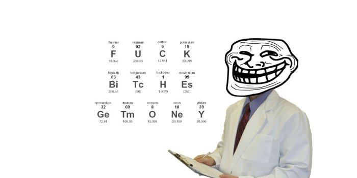 1366x768 science funny meme doctor chemistry trollface swear words trolls
