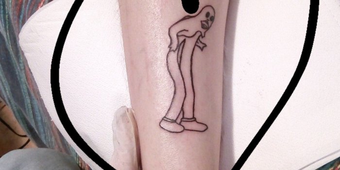 1152x1895 ghostemanetattoo #ghostemane #mercury #ghosttattoo #legtattoo