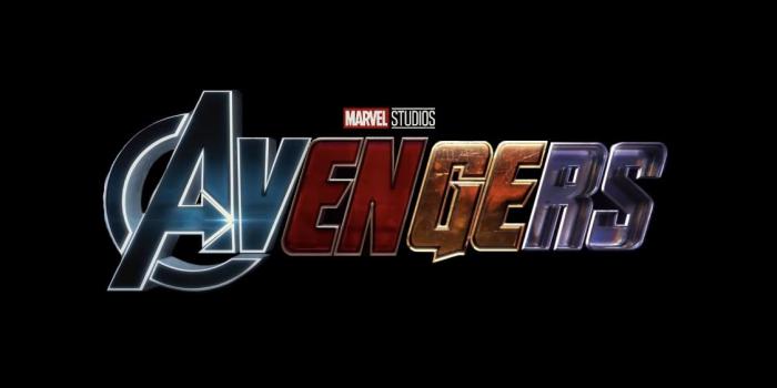 1125x2436 Phone Wallpaper with the all four Avengers logos mended together