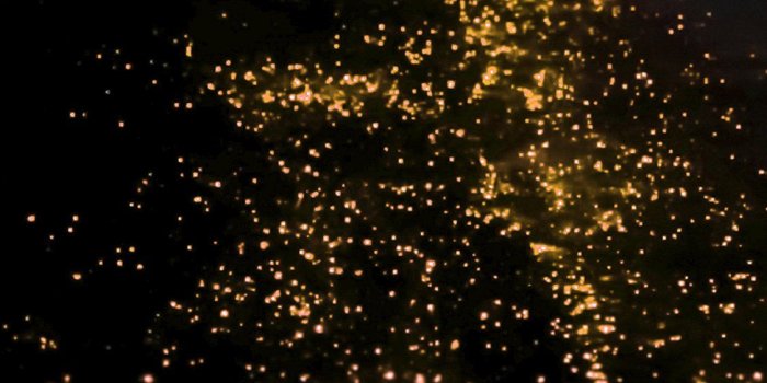 1125x2436 iPhonepapers.com | iPhone wallpaper | mq21-ocean-night-orange-blink