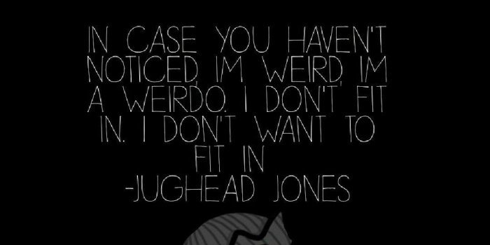 1080x1616 Made myself a Jughead Jones Quote wallpaper! Completely in love with