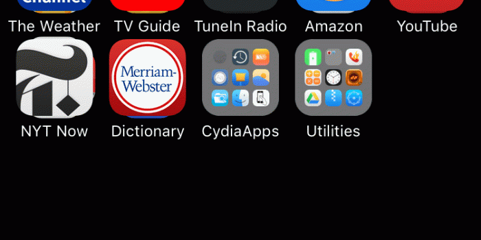 750x1334 How to make the home screen background completely black