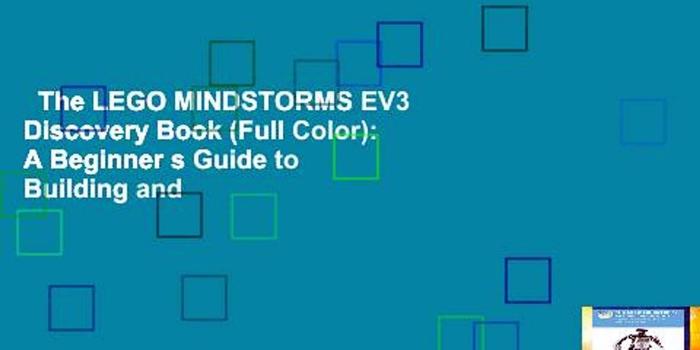 1920x1080 The LEGO MINDSTORMS EV3 Discovery Book (Full Color): A Beginner s Guide to  Building and