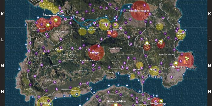 5400x5400 PUBG Map Wallpapers