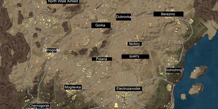 4096x4096 PUBG Map Wallpapers