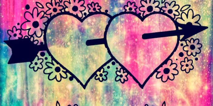 1080x1920 Vintage Floral Hearts Galaxy Wallpaper #androidwallpaper