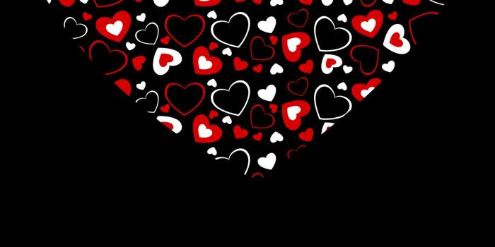 2160x3840 Download wallpaper 2160x3840 heart, hearts, art, dark, love samsung