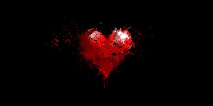 1600x900 46+] Red and Black Heart Wallpaper on WallpaperSafari