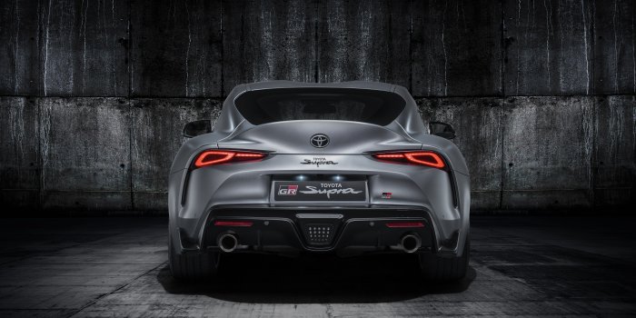 5000x3335 640x1136 Toyota Supra Grey Studio Rear iPhone 5,5c,5S,SE ,Ipod Touch
