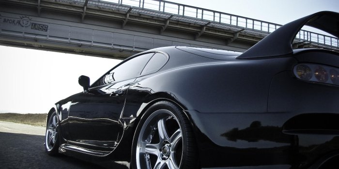 1920x1080 Cool Black Toyota Supra Exterior Laptop Background 12493 wallpaper