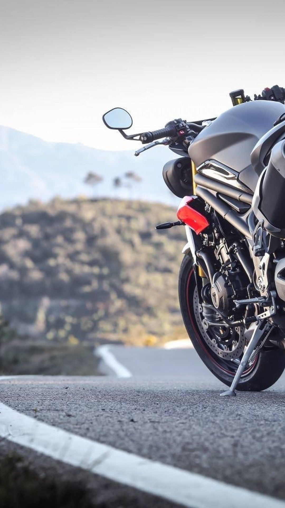 1080x1920 Download 1080x1920 Triumph Street Triple R, Silver, Motorcycle