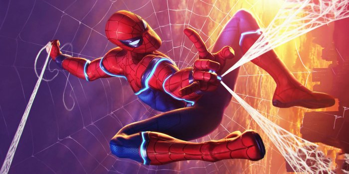 3840x2160 Spider-Man Web Shoot Marvel Comics 4K #23179