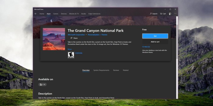 1920x980 Microsoft Releases New Windows 10 Theme with HD Grand Canyon Wallpapers