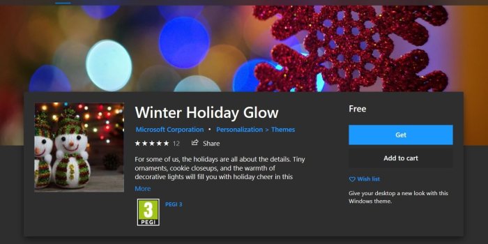 1361x851 Microsoft releases new Winter Holiday Glow wallpapers for Windows 10