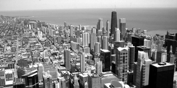 1680x1050 Aerial City View - HD Wallpapers