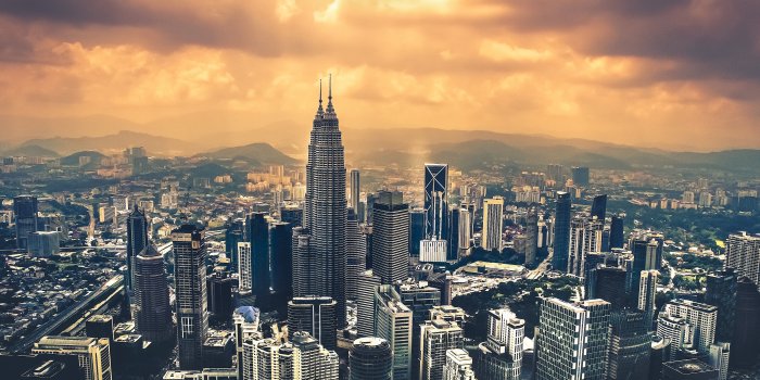 4592x3056 Aerial photography of city at golden hour, kuala lumpur HD wallpaper