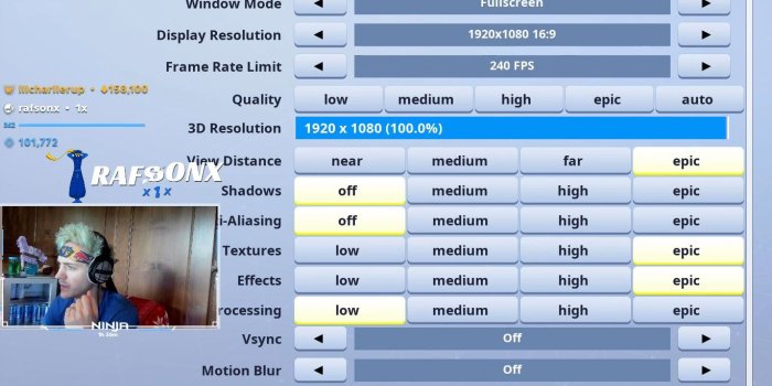 1368x931 Ninja Fortnite Settings 2019 – Keybinds, Mouse Sensitivity, Keyboard