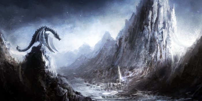 2560x1600 Skyrim Desktop Dragon Wallpaper (71+ images)