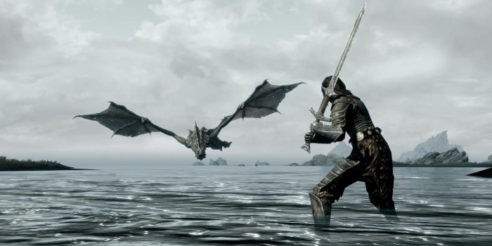 1920x1080 Skyrim Dragon HD Wallpaper | 1920x1080 | ID:35094