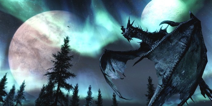 1920x1080 Skyrim Dragon Wallpaper - Wallpapers Browse