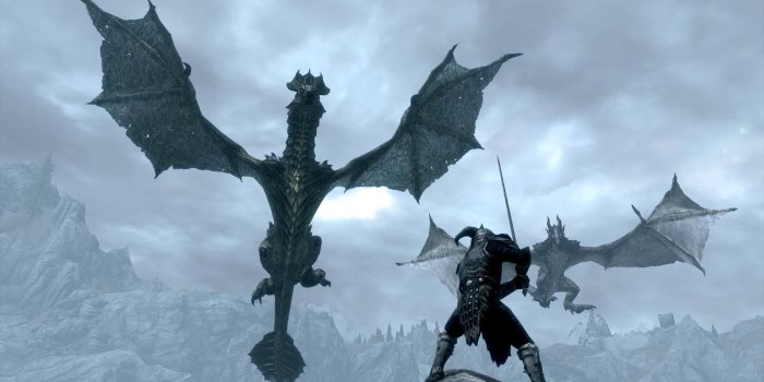 1920x1080 Skyrim dragon wallpaper 1920x1080 Gallery
