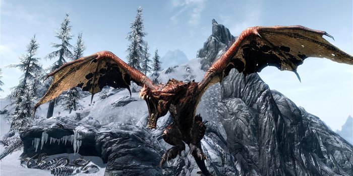 1920x1080 Skyrim Dragon Wallpaper - (54+ images)