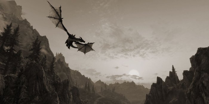 1920x1080 Skyrim Dragon HD Wallpaper | 1920x1080 | ID:45236