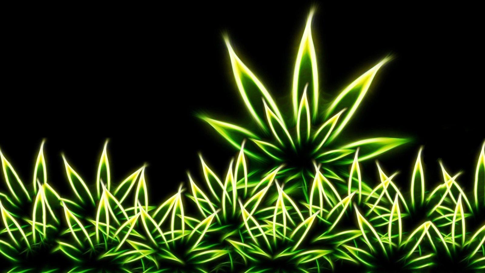 1920x1080 Drugs, Grass, Marijuana, Digital, Art, Weeds, Fractal - Cannabis