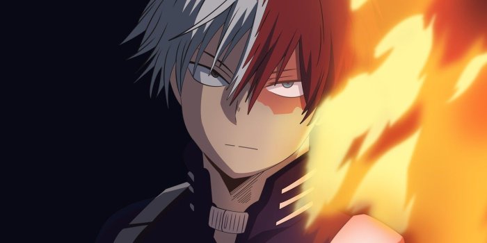 1332x850 Wallpaper anime, art, guy, Boku no Hero Academy, My heroic academia