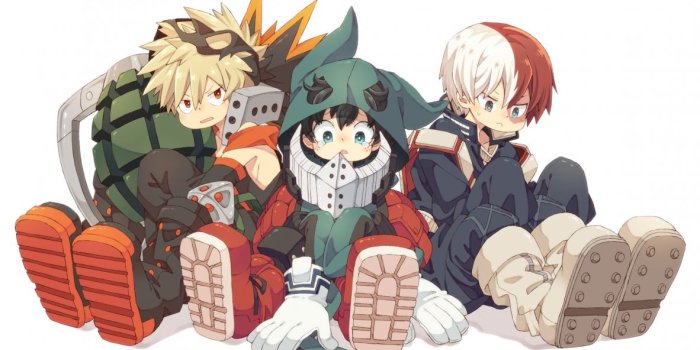 1182x700 Boku no Hero Academia Midoriya Izuku Todoroki Shouto Bakugou Katsuki