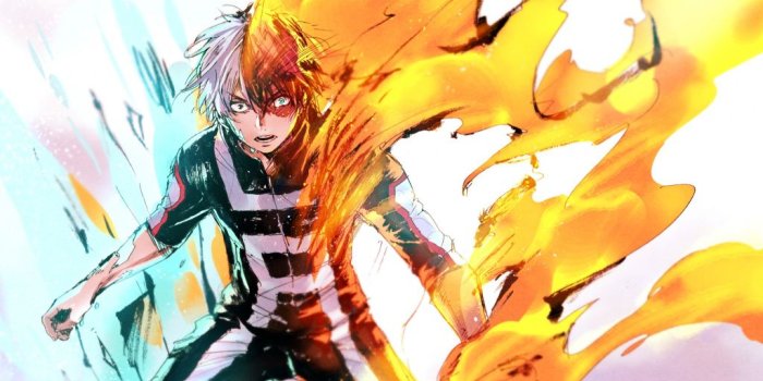 1024x768 Download 1024x768 Wallpaper Angry, Fight, Shouto Todoroki, Anime Boy