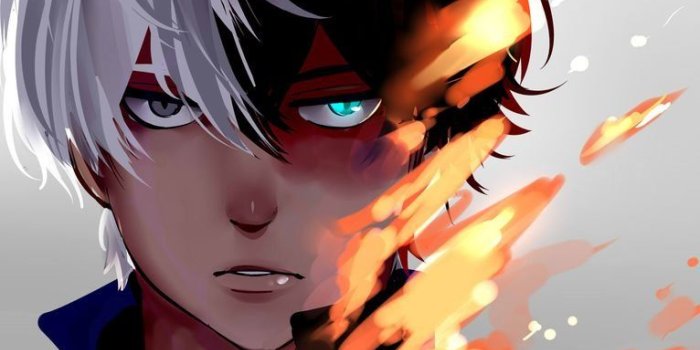 766x1083 Amazon.com: XXW Artwork My Hero Academia Todoroki Shouto Poster Ice