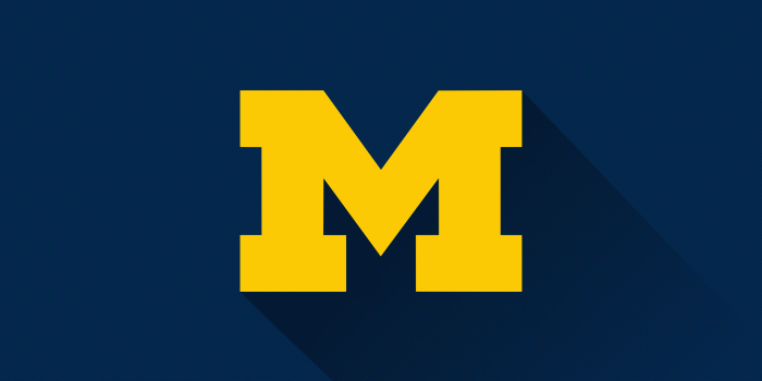 1920x1080 MGoWallpaper: Block M-inimal | mgoblog