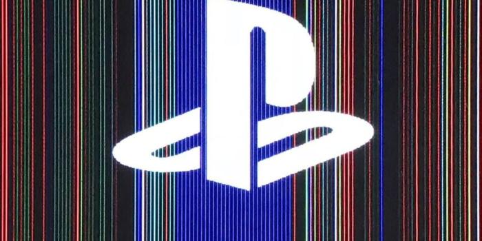 1242x2208 Glitched PS logo (x-post /r/glitch_art) | iPhone X Wallpapers